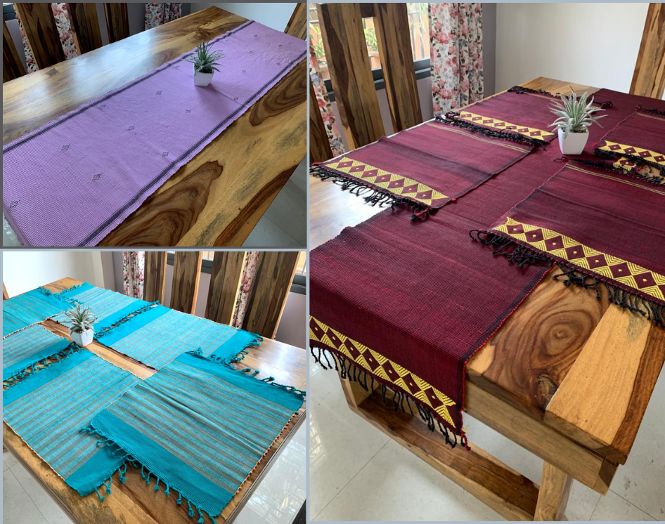 Blue color Table Runners
